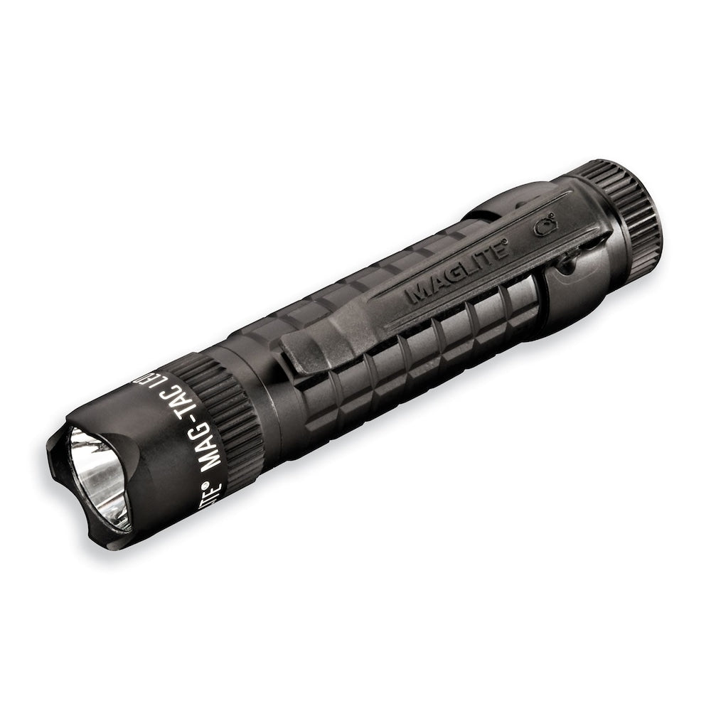 Mag-Tac Crowned Bezel 2-Cell LED Flashlight - Black