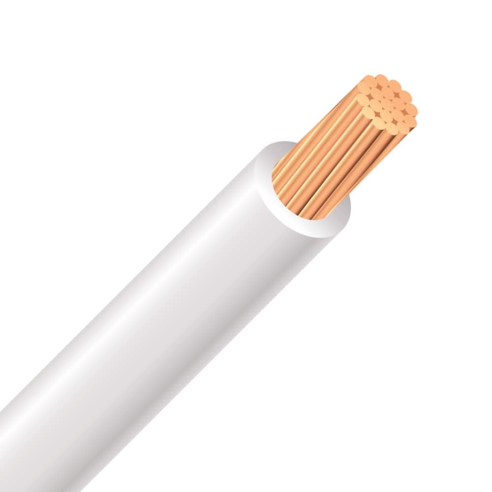10 AWG RW90 SimPull Electrical Wire - White (Cut By The Metre)
