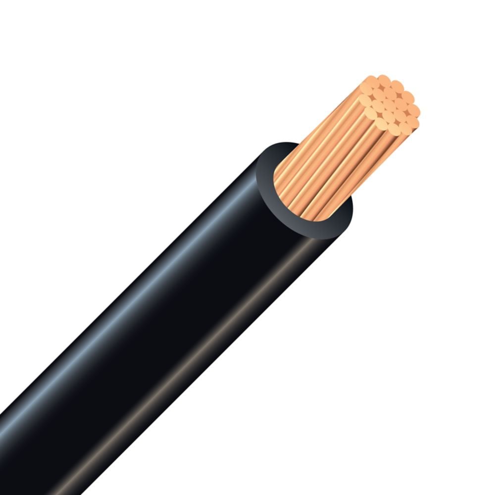 Fil électrique SimPull 10 AWG RW90 - Noir (coupé au mètre)