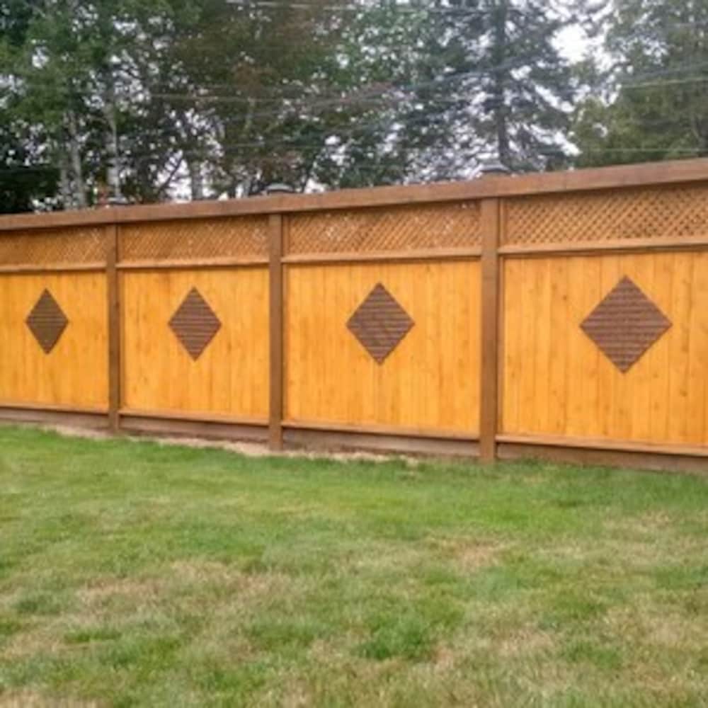 2 x 4 x 8' Grooved Pressure Treated Wood (Above Ground Use Only)