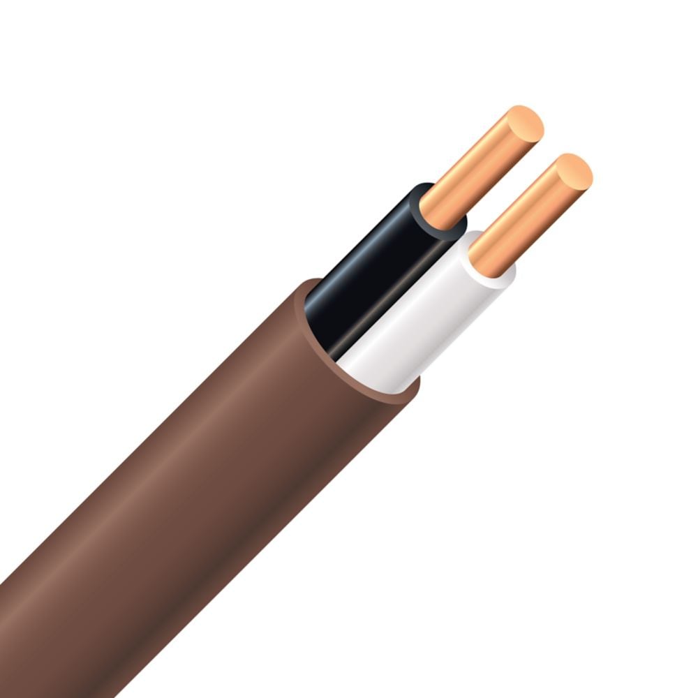 18/2 FAS/LVT Thermostat Wire 75M - Brown