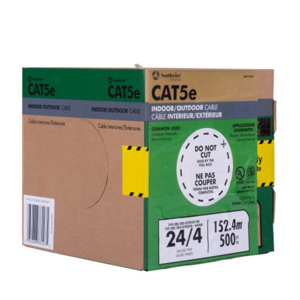 24/4 CAT5e 150M Networking Cable - Tan