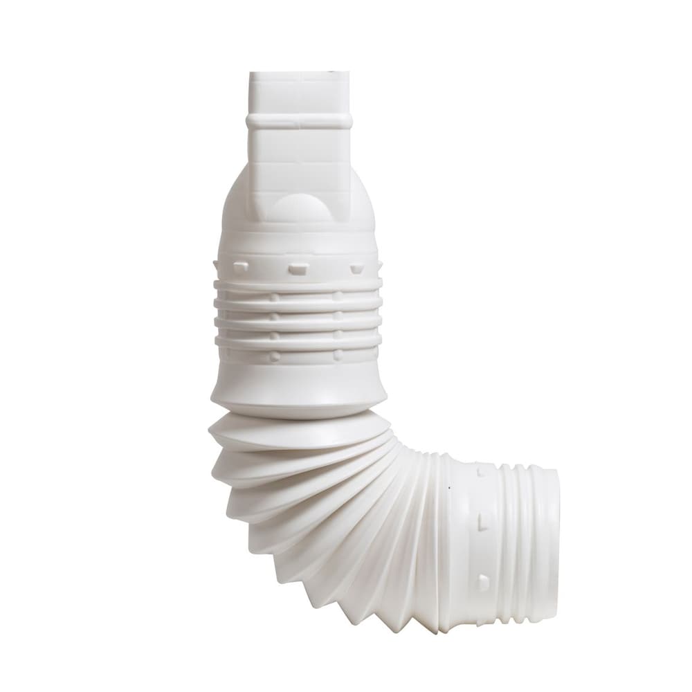 Downspout Adapter 3-In x 4-Inch White