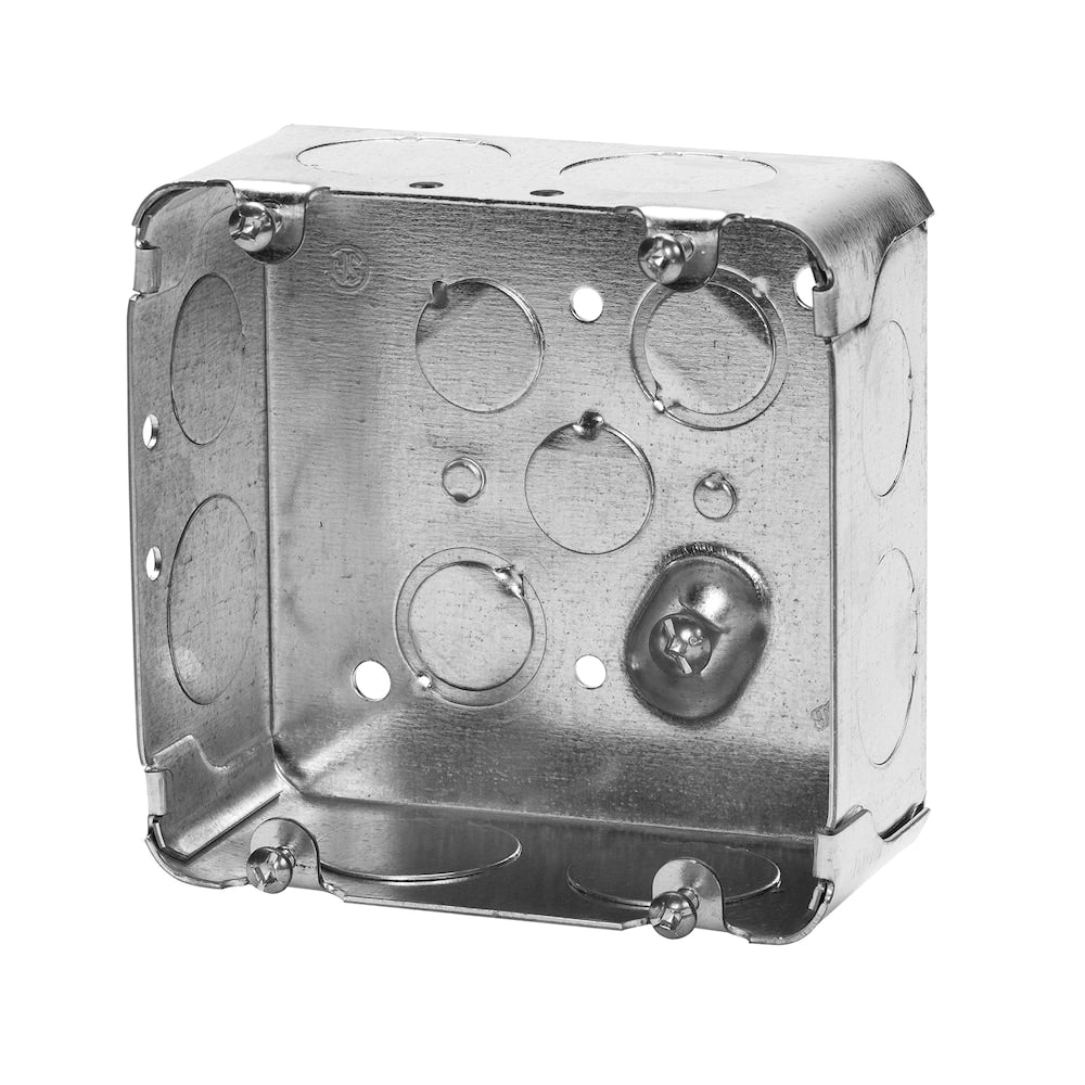 4-11/16 x 2-1/8 D.  42 cu.inch Square Steel Box