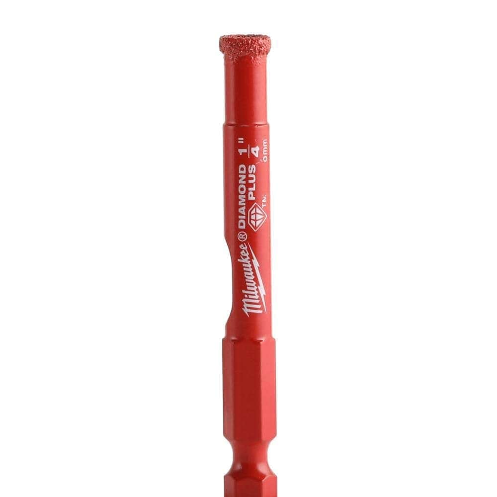 1/4-inch Diamond Plus Hole Saw w/ Arbor