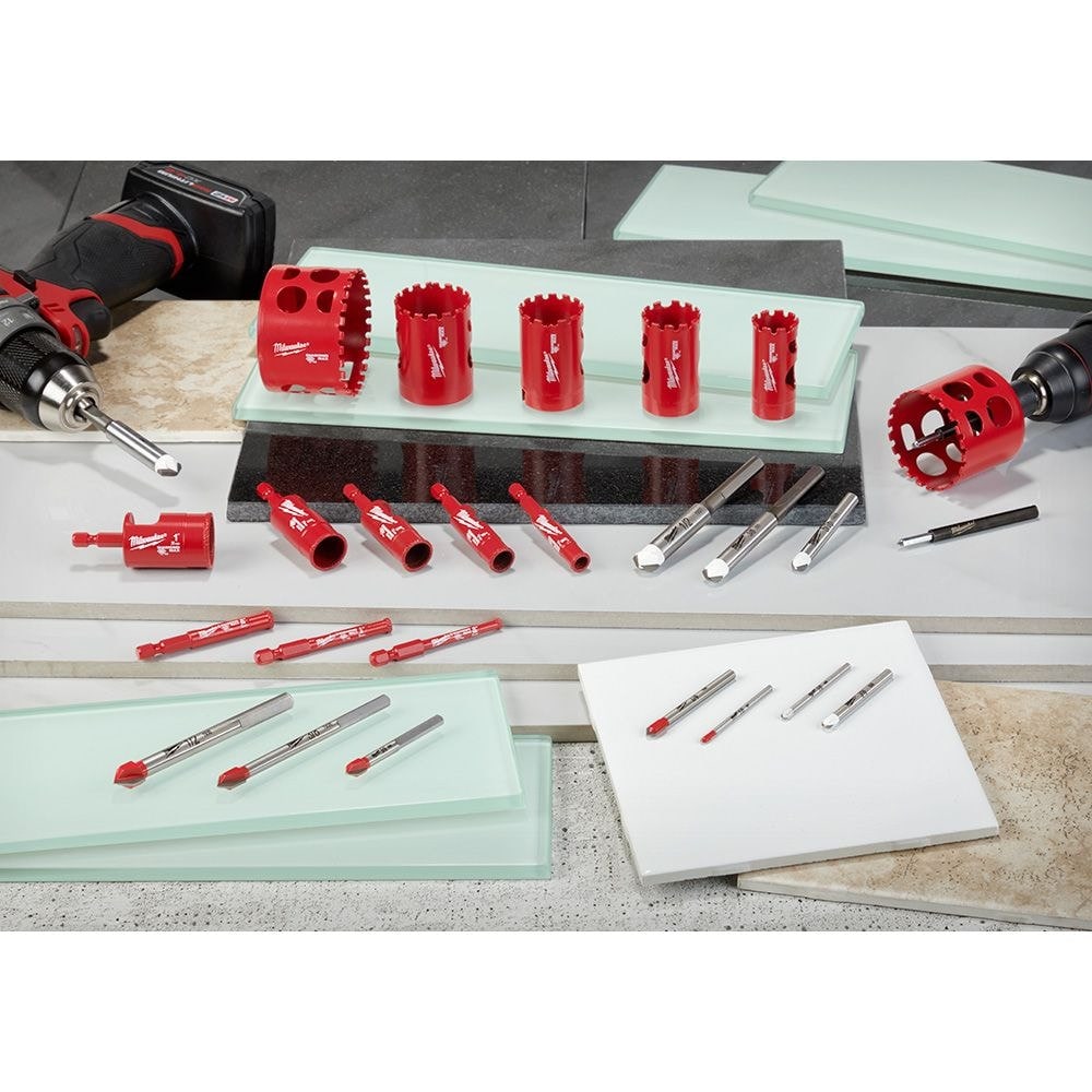 1/4-inch Diamond Plus Hole Saw w/ Arbor