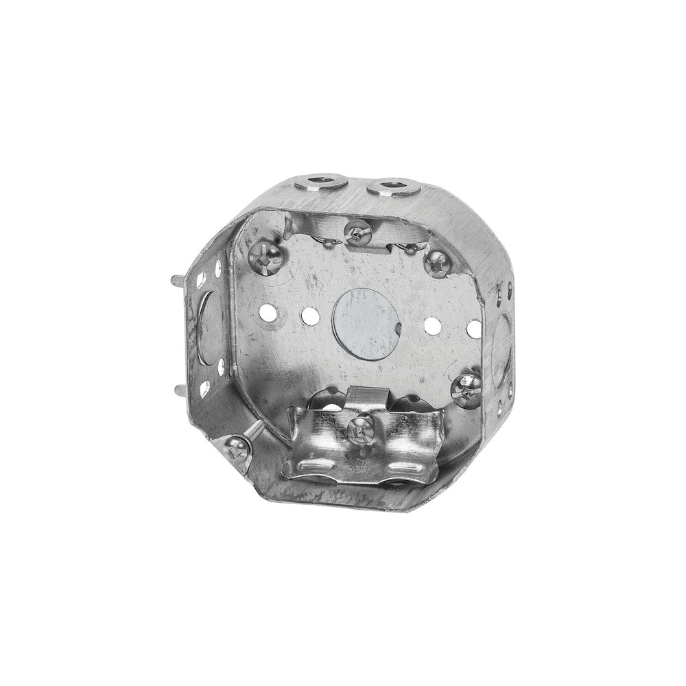 4 x 4 x 1-1/2 D.  15 cu.inch Octagon Steel Ceiling Box (30 Pack)