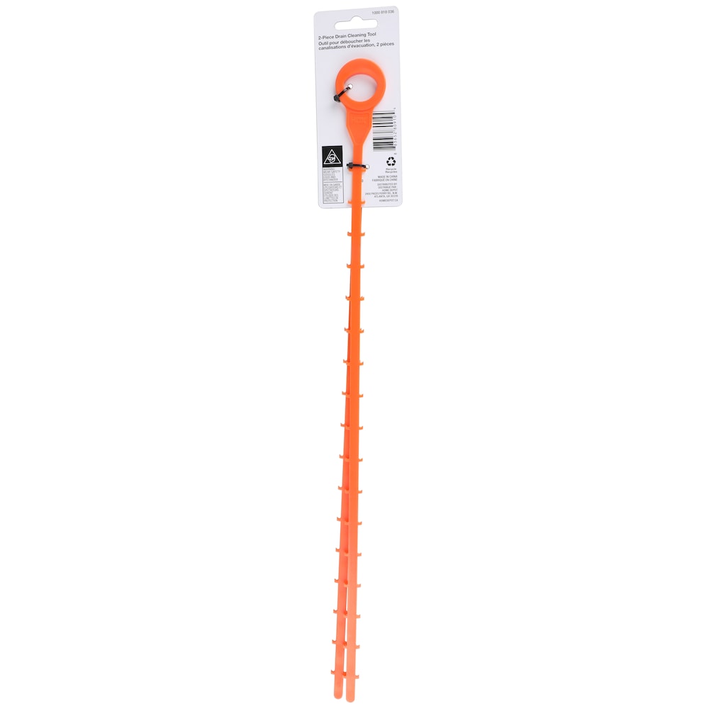 2-Piece Drain Cleaning Tool