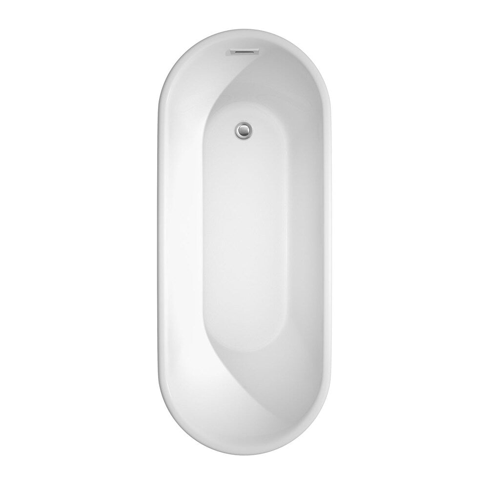 Ursula 5 Feet 6-Inch Freestanding Bathtub in White