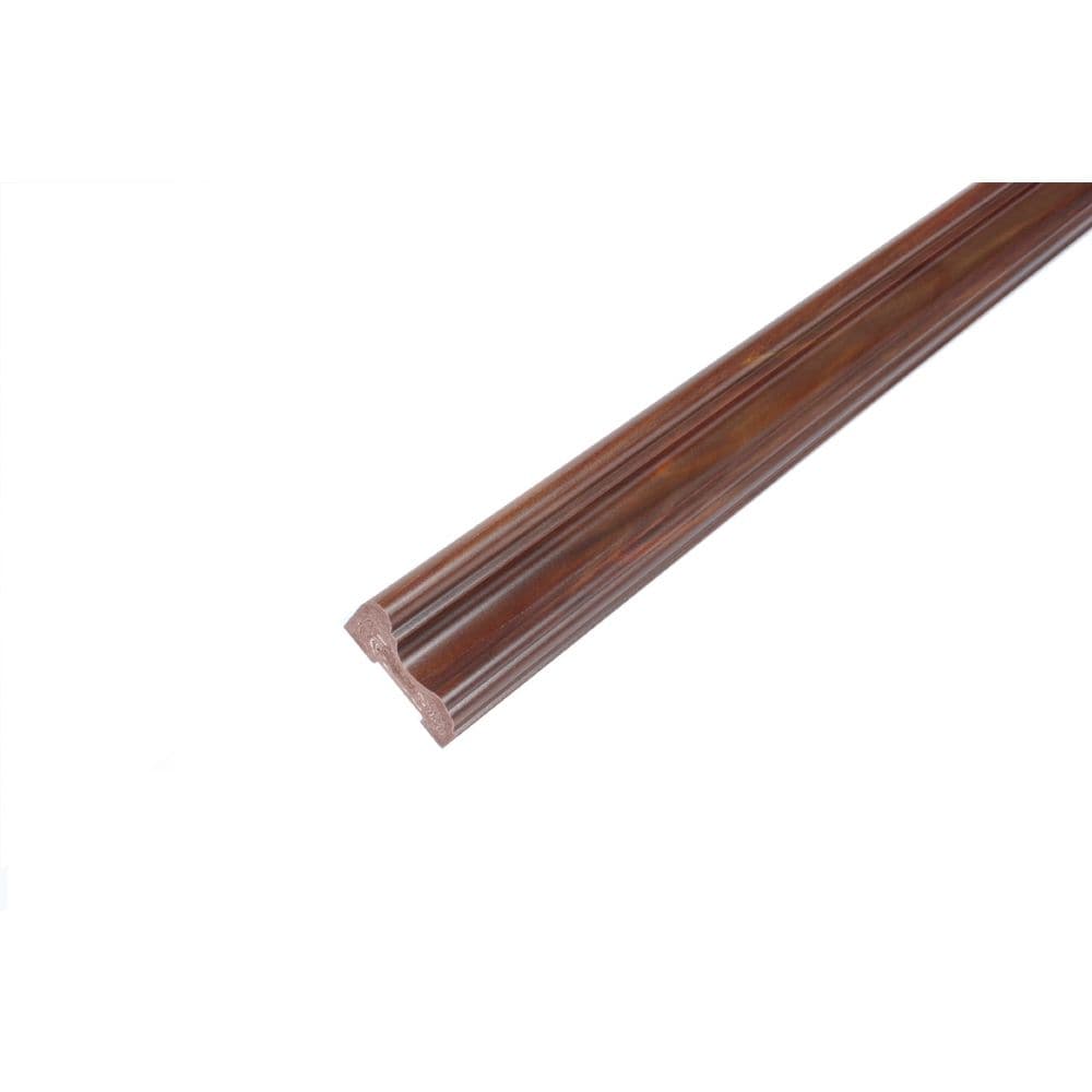 Chair Rail - Prefinished Ready to Install - Fauxwood Cafe - 5/8 In. x 13/16 In. x 8 Ft.