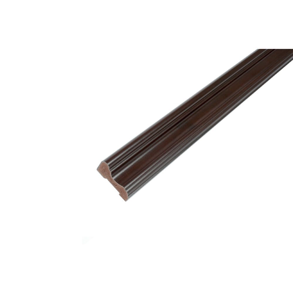 Chair Rail - Prefinished Ready to Install - Fauxwood Espresso - 5/8 In. x 13/16 In. x 8 Ft.