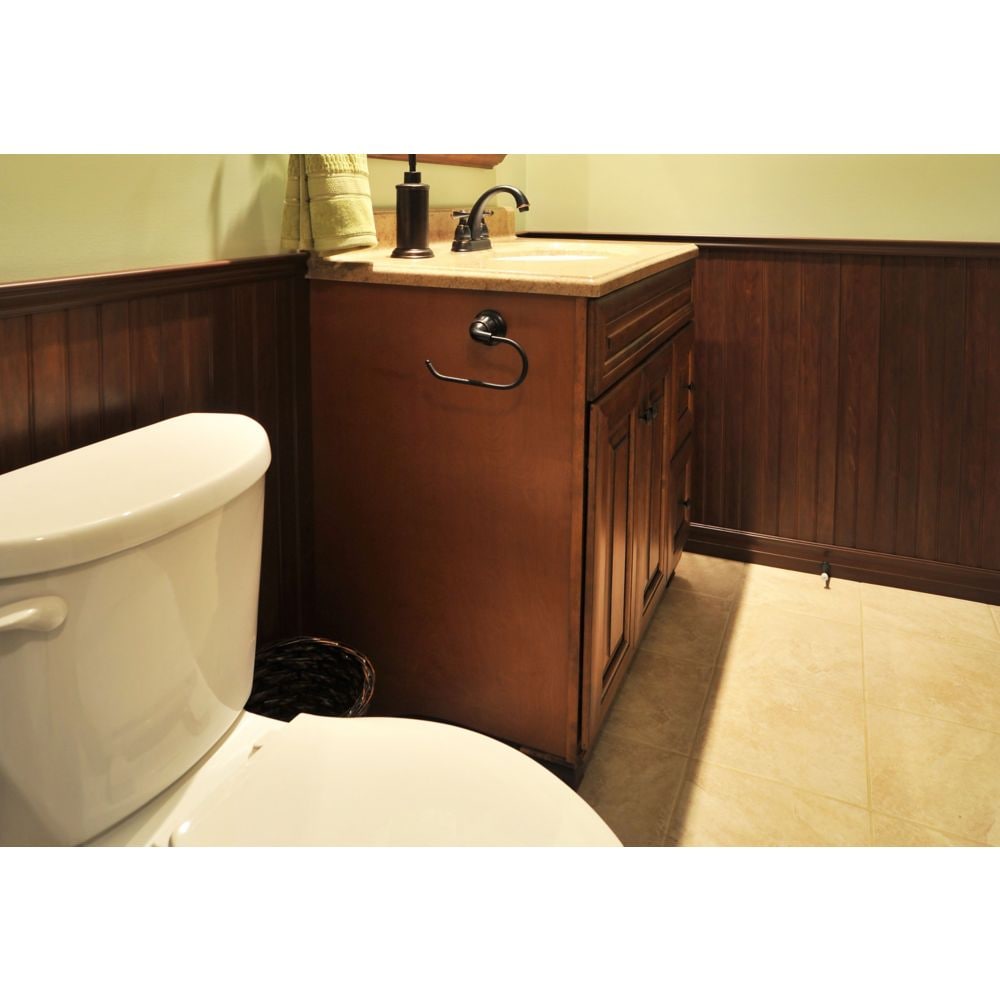 Baseboard - Prefinished Ready to Install - Fauxwood Cafe - 3-1/2 In. x 5/8 In. x 8 Ft.