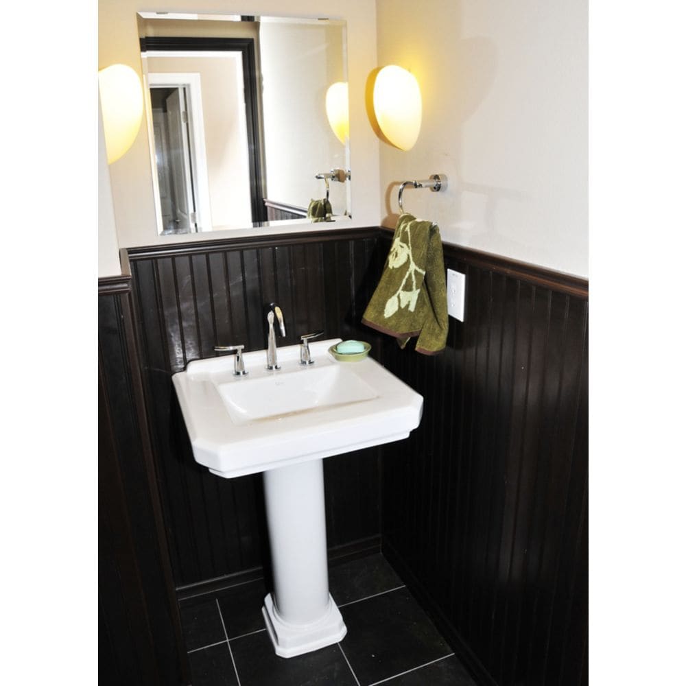 Coin extérieur - Préfini prêt à installer - Fauxwood Espresso - 3/4 po x 3/4 po x 8 pi