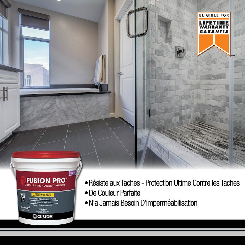 Coulis monocomposant Fusion Pro #115 Platinum 1 Qt.