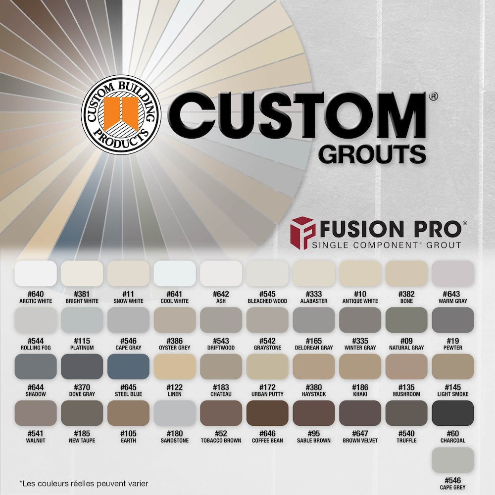 Coulis monocomposant Fusion Pro #115 Platinum 1 Qt.