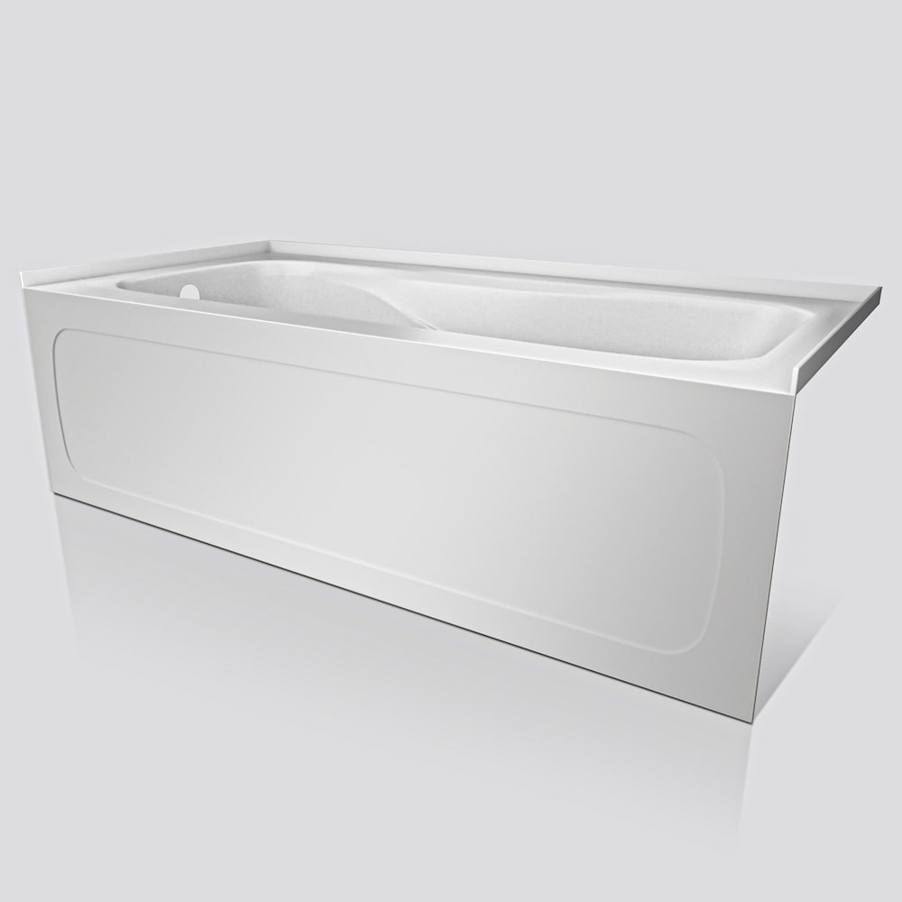 Pro 5 Feet 6-Inch Acrylic Drop-in Non Whirlpool Bathtub
