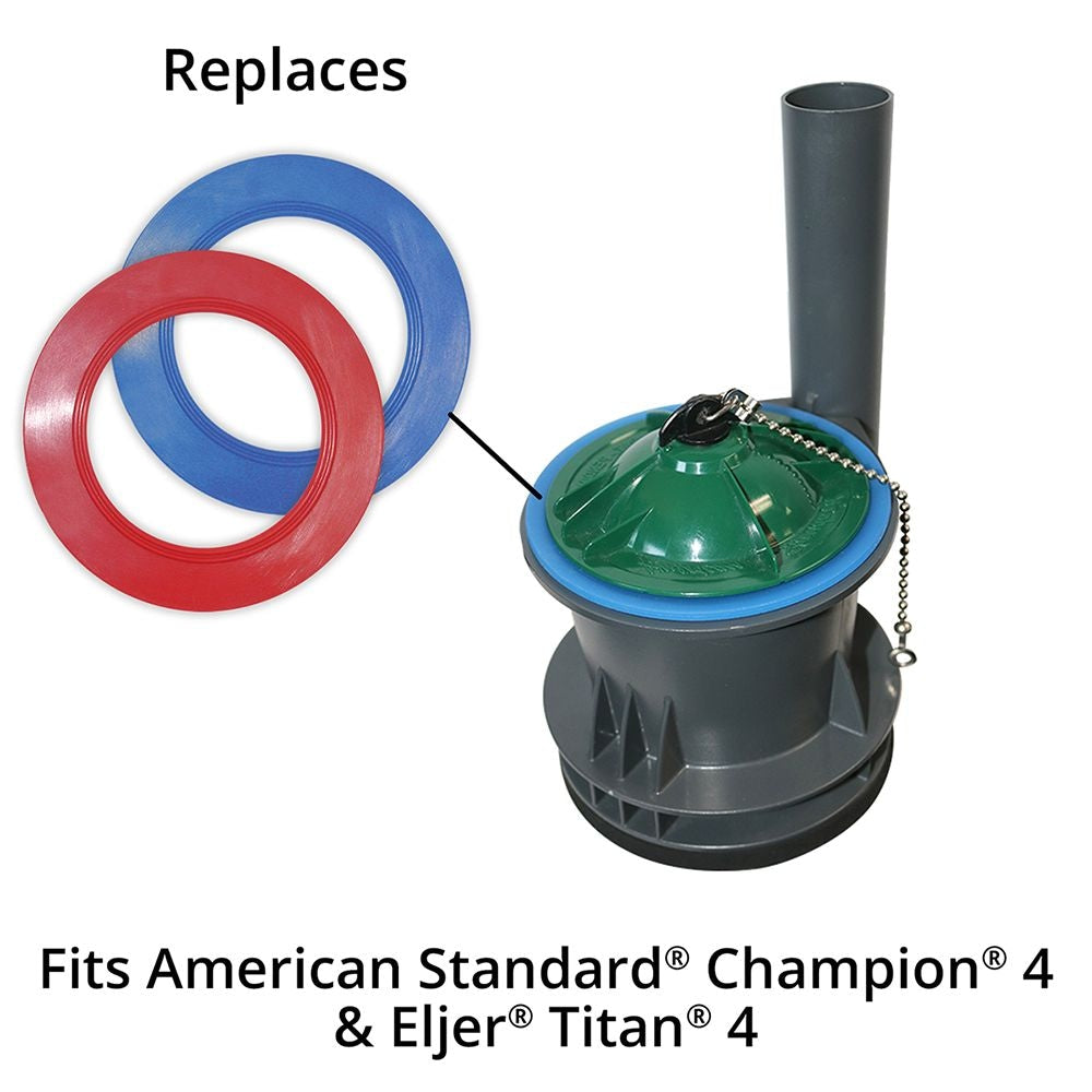 Fits American Standard Champion 4 & Eljer Titan 4 Flush Valve Kit