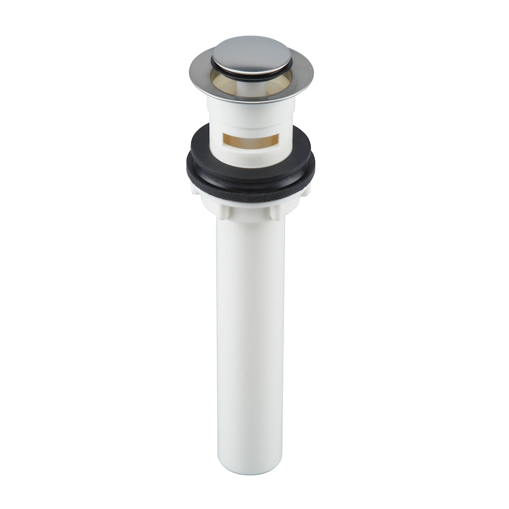 Chrome Plastic Pop-Up Drain with Overflow