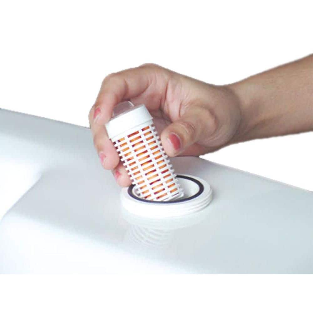 Baignoire à remous et à air rectangulaire en acrylique Zircon de 5 pi avec drain à gauche et installation en surface en blanc