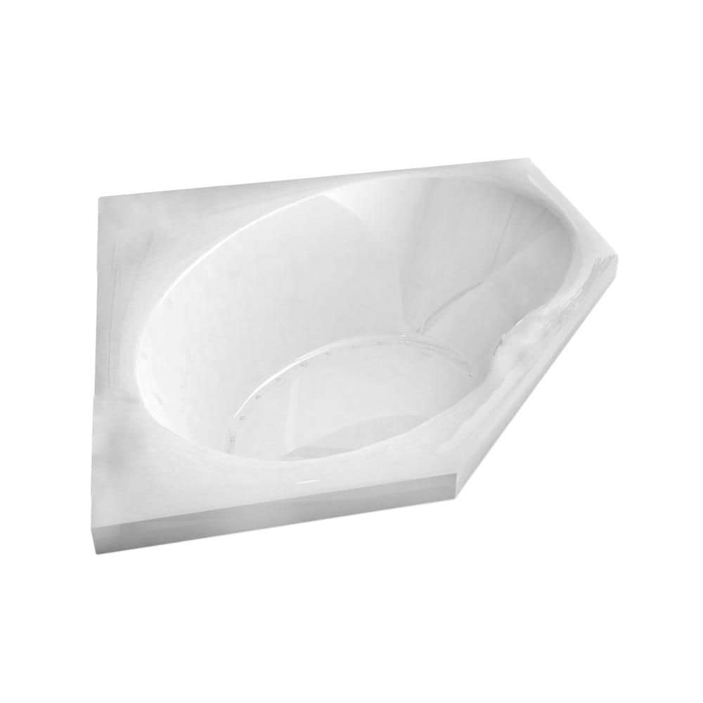Mali 5 Feet Corner Air Jetted Bathtub
