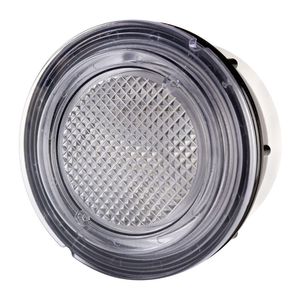 Baignoire à air de plain-pied de 4 pi 5 po avec drain à droite en blanc