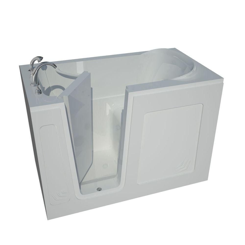 4 Feet 6-Inch Walk-In Bathtub in White