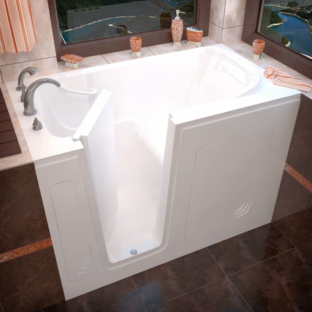 4 Feet 6-Inch Walk-In Bathtub in White