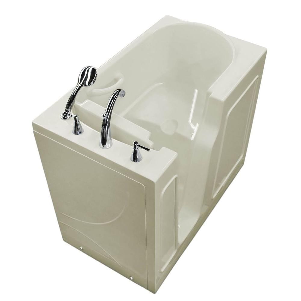 Baignoire à accès direct de 3 pieds 10 pouces en biscuit