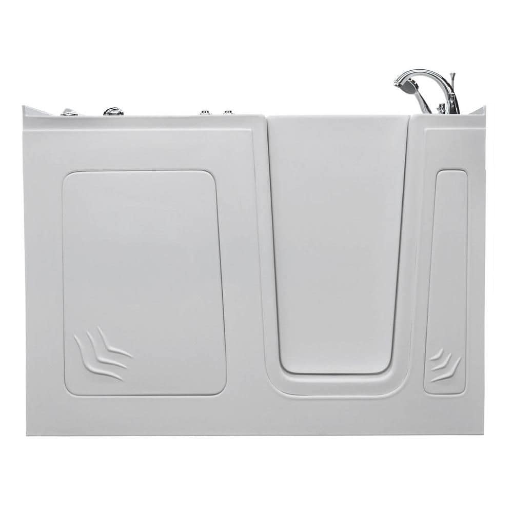 5 ft. Right Drain Walk-In Air Bathtub in White