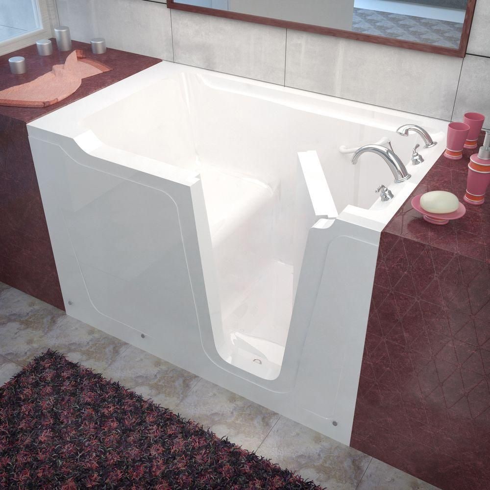 5 ft. Right Drain Walk-In Bathtub in White