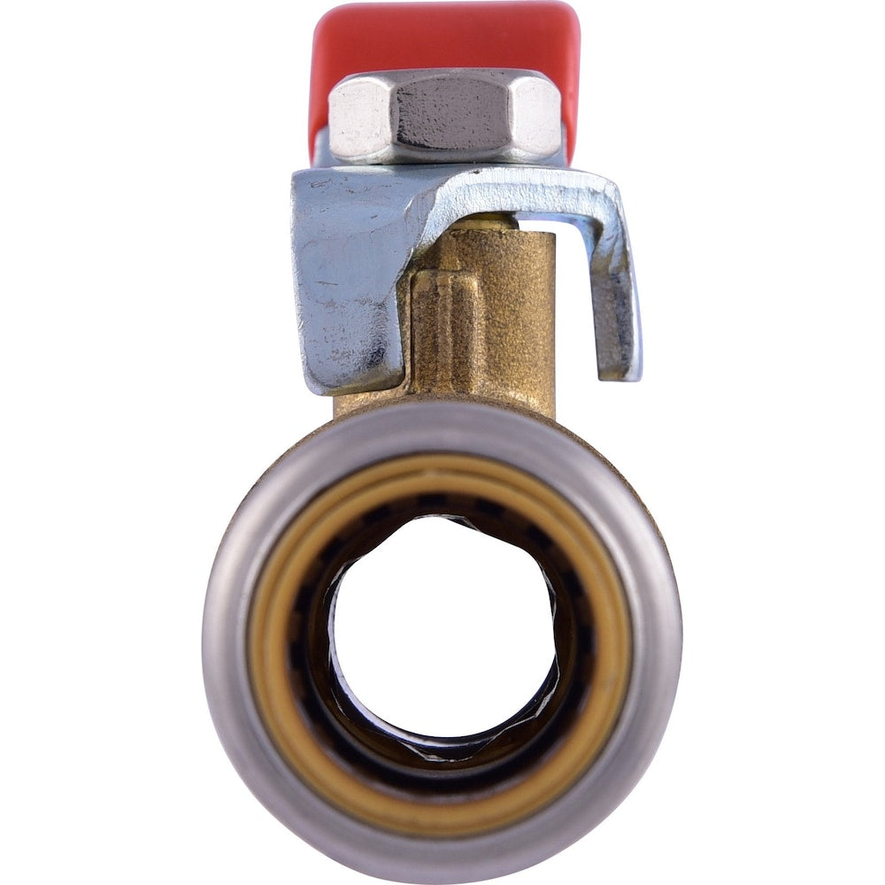 1/2 inch Brass Push-to-Connect Slip Ball Valve