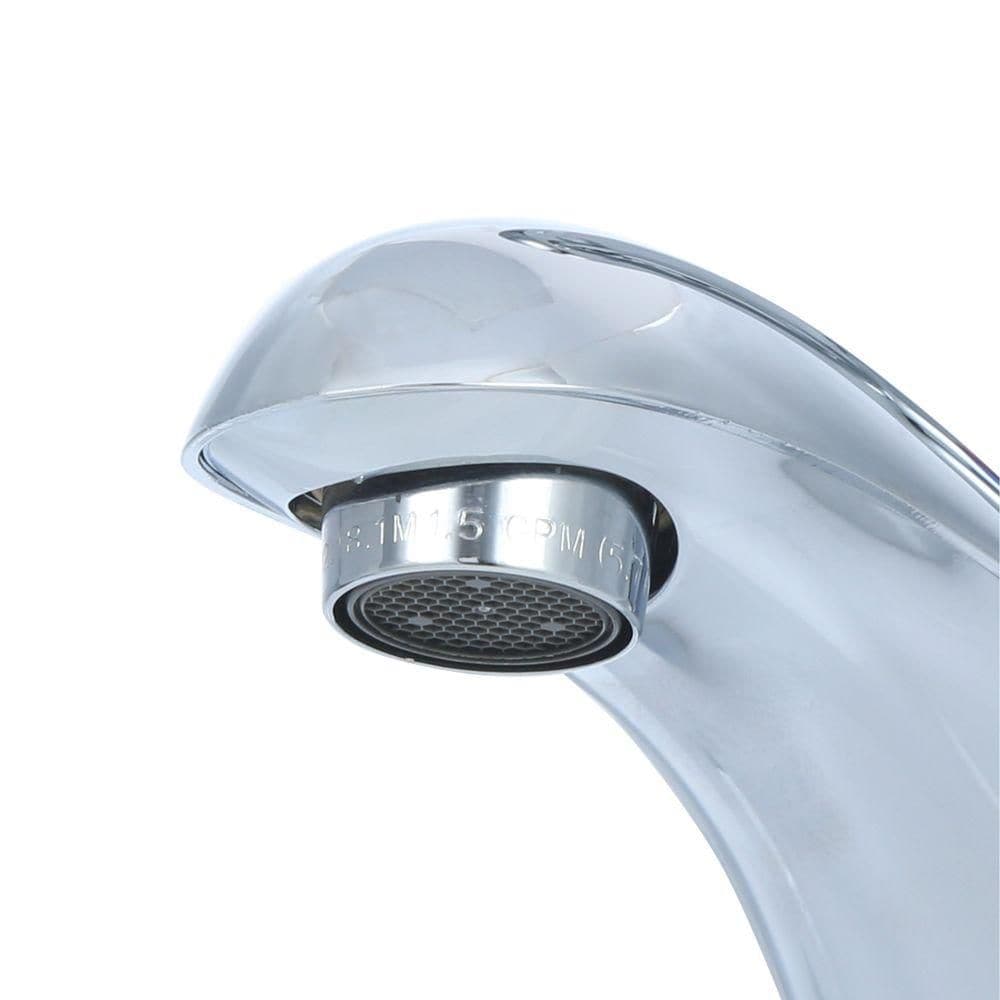 Foundations 4 in. Centerset Single Handle Lever Bathroom Sink Faucet Standard Flow in Chrome