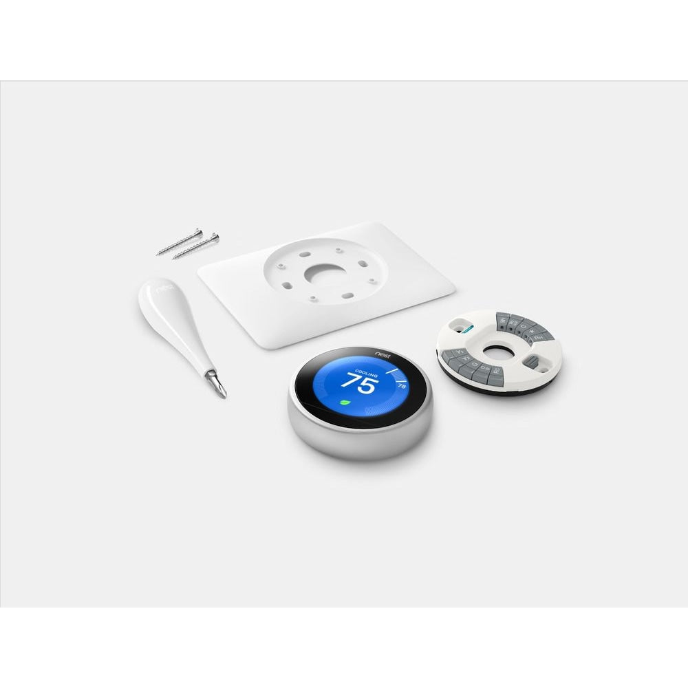 Thermostat Nest Learning (3e génération) - Acier inoxydable