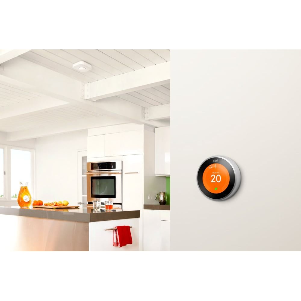 Nest Learning Thermostat (3rd Generation) - Stainless Steel