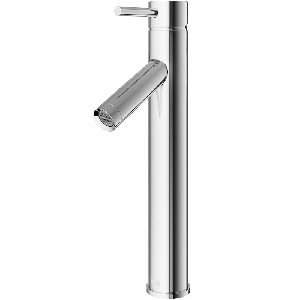Dior Single Hole Single-Handle Vessel Bathroom Faucet in Chrome