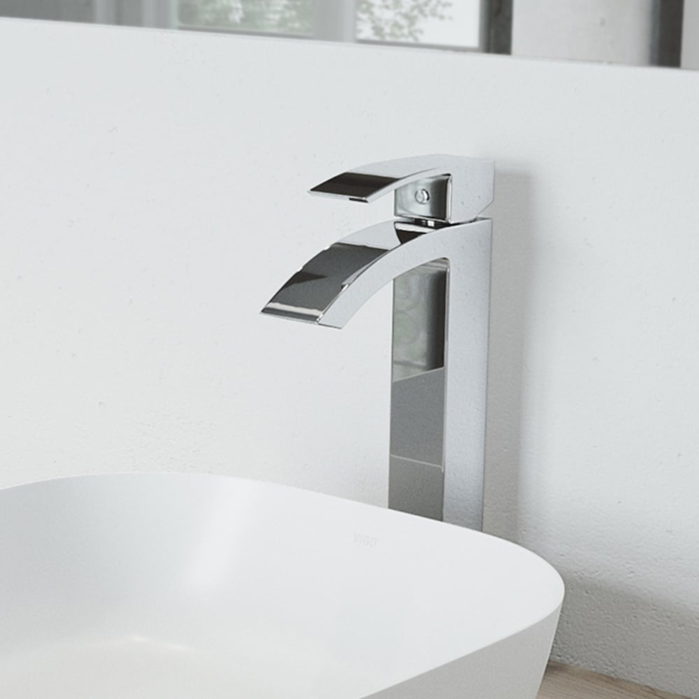 Duris Single Hole Single-Handle Vessel Bathroom Faucet in Chrome