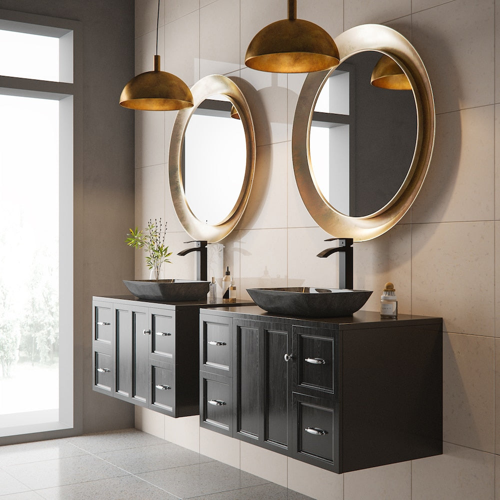 Duris Single Hole Single-Handle Vessel Bathroom Faucet in Matte Black