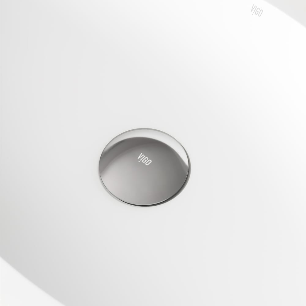 Bonde escamotable pour lavabo de salle de bain avec trop-plein en chrome