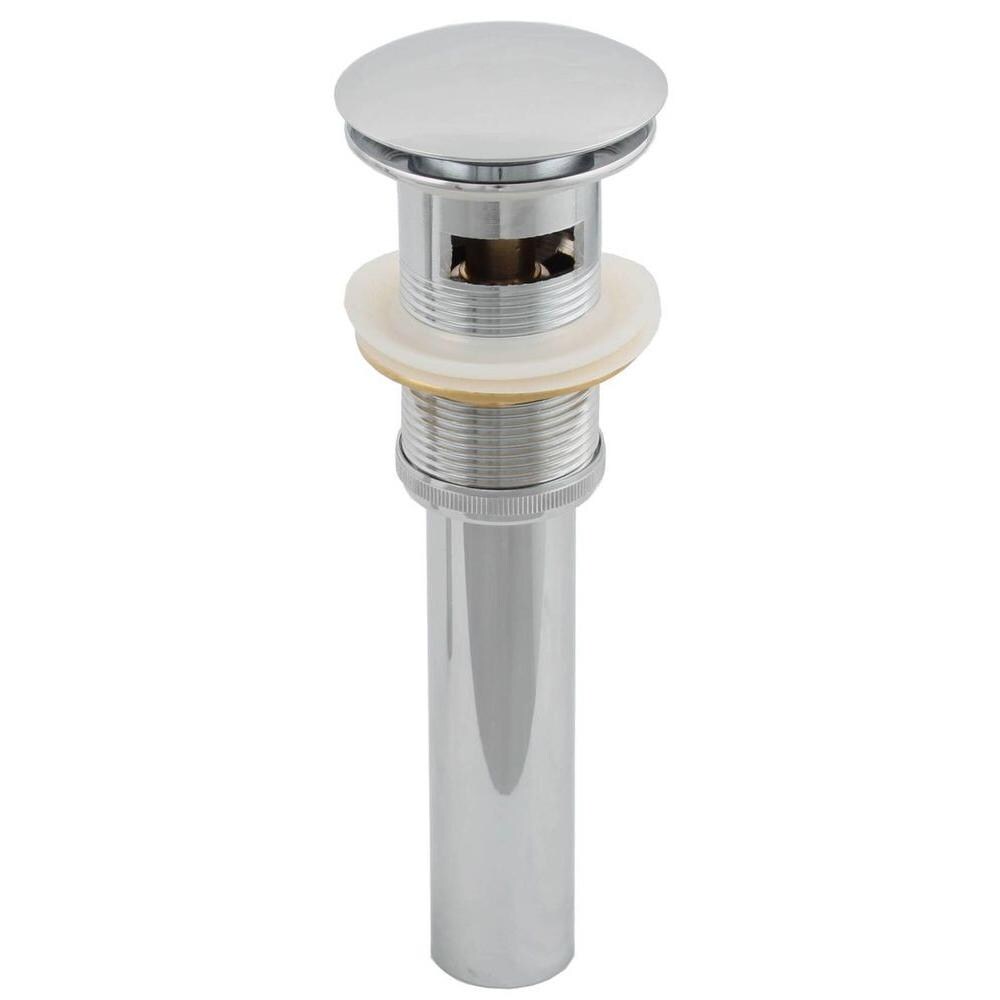 Deck Mount CUPC Approved Stainless Steel Faucet Set In Chrome Color - Overflow Drain Incl. AI-2001