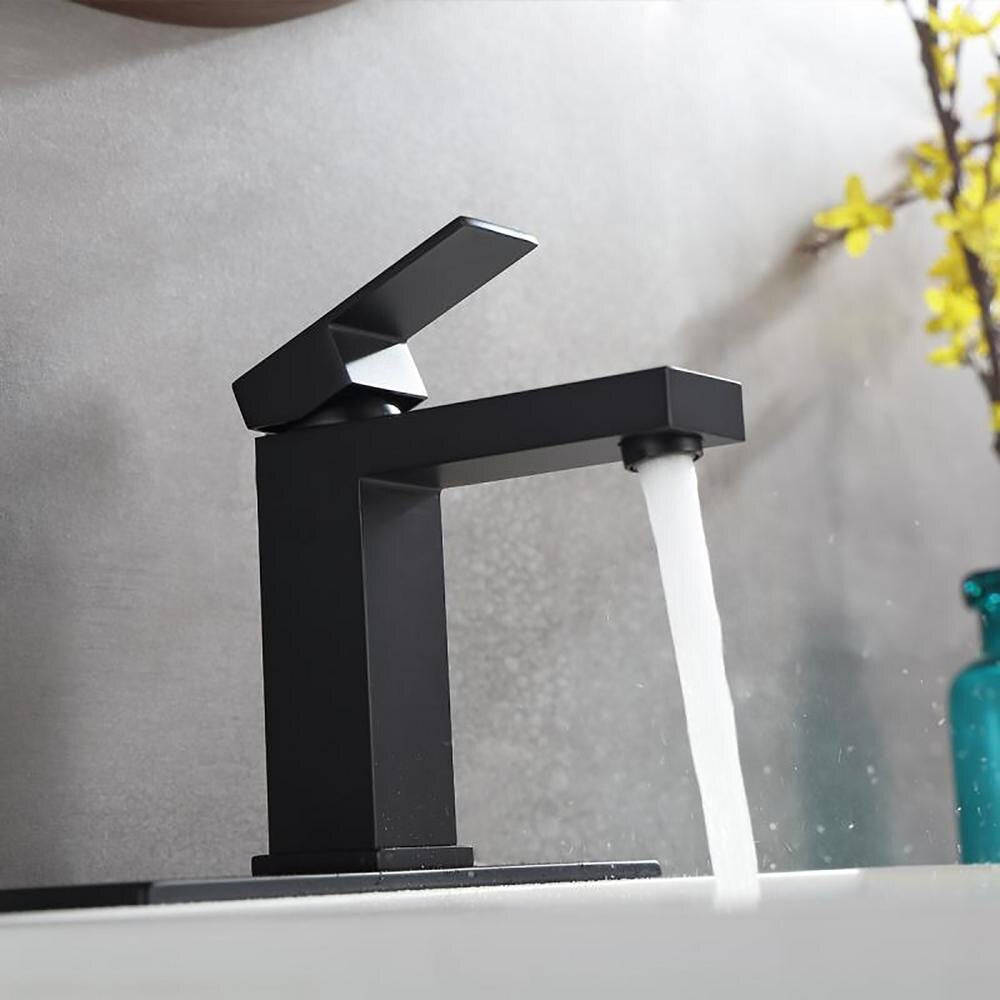 Robinet de salle de bain à arc élevé à 2 poignées (8 pouces) de style victorien en chrome avec poignées croisées
