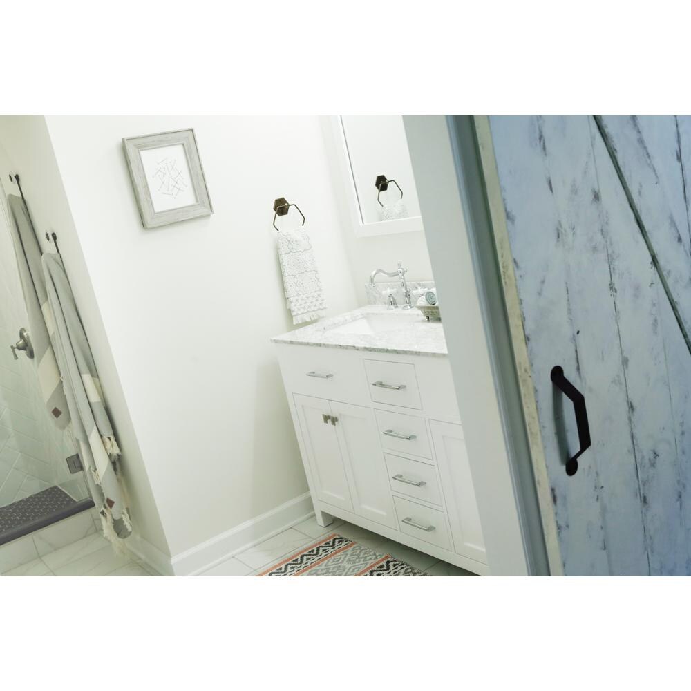 Robinet de salle de bain à arc élevé à 2 poignées (8 pouces) de style victorien en chrome avec poignées croisées