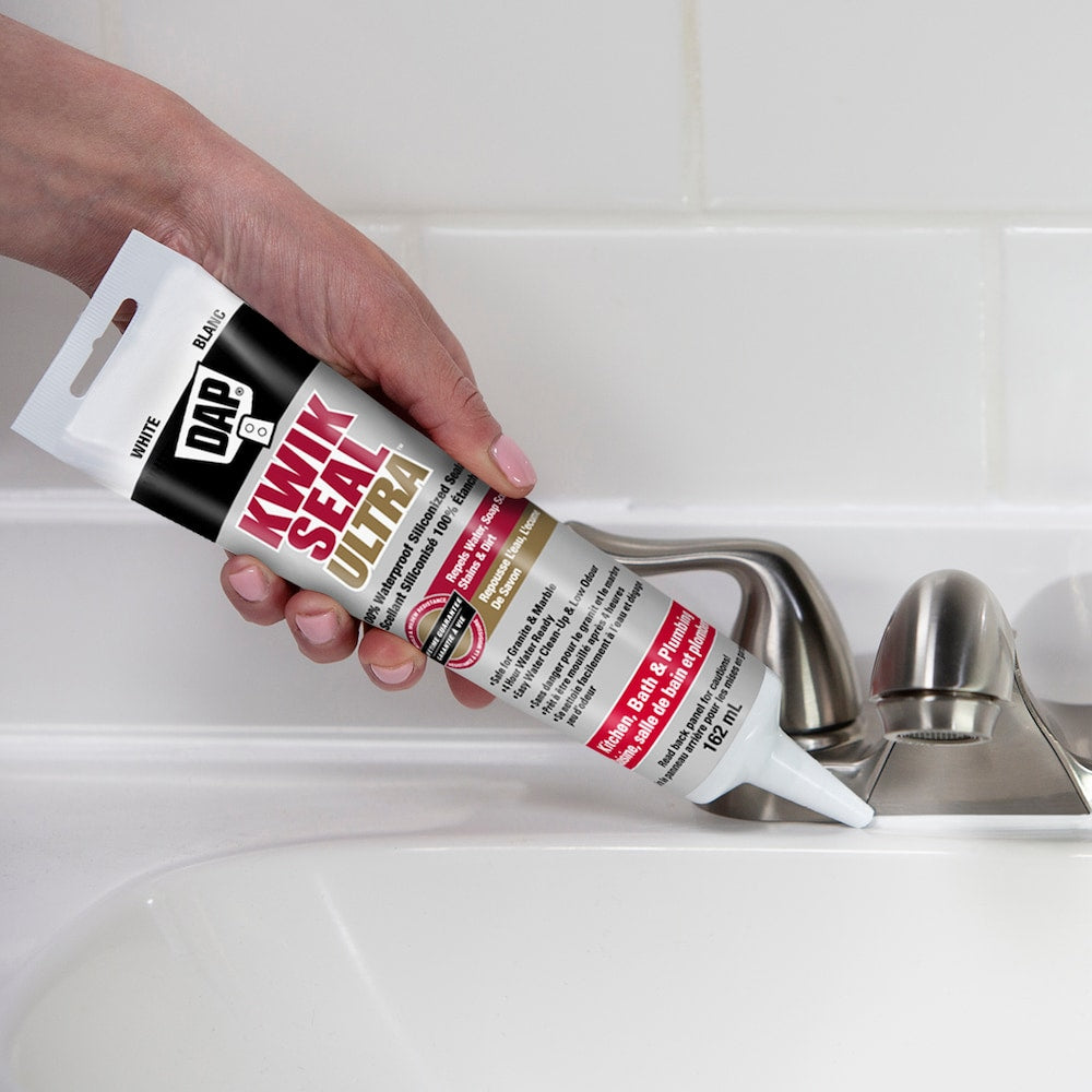Mastic avancé KWIK SEAL ULTRA® pour cuisine et salle de bain Biscuit 162 ml (tube compressible)