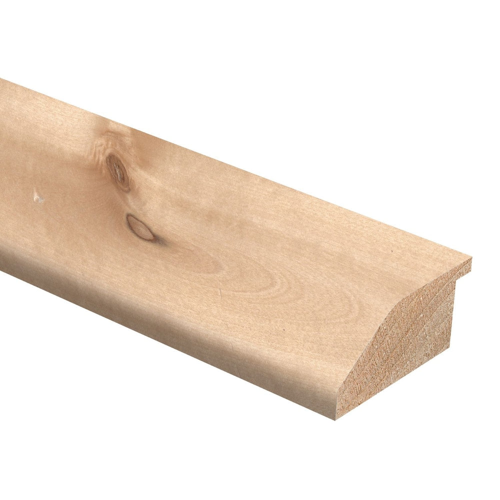 Moulure de réduction en bois dur de bouleau naturel de 3/4 po d'épaisseur x 1 3/4 po de largeur x 94 po de longueur