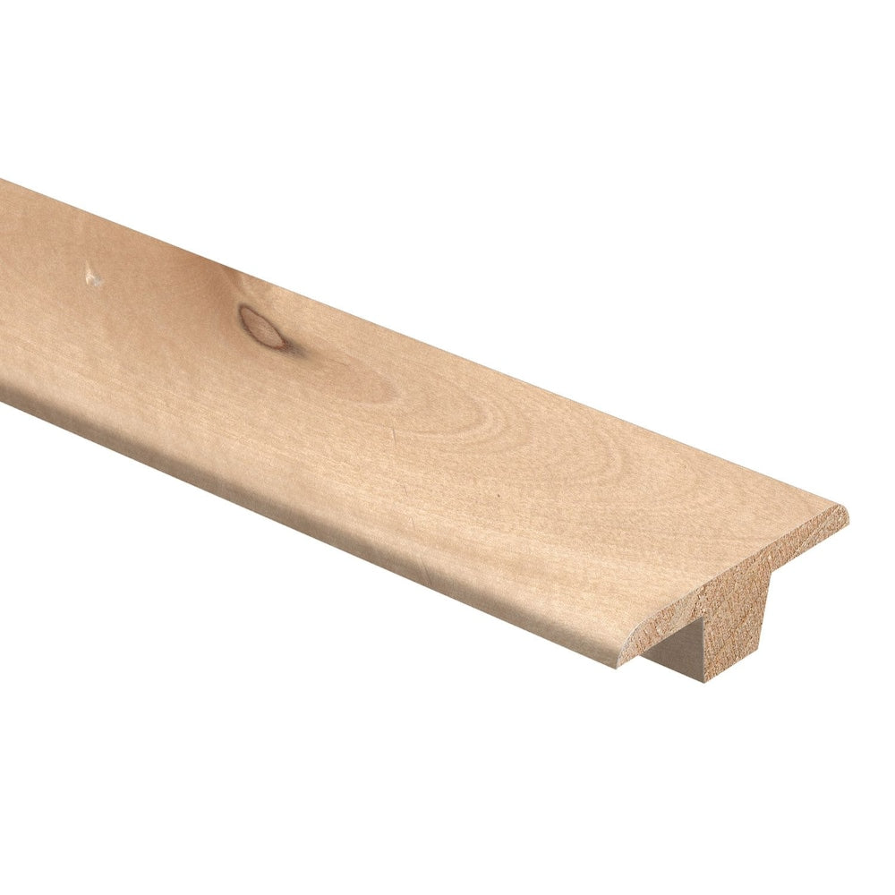 Moulure en T en bois dur de bouleau naturel de 9/16 po d'épaisseur x 1 3/4 po de largeur x 94 po de longueur