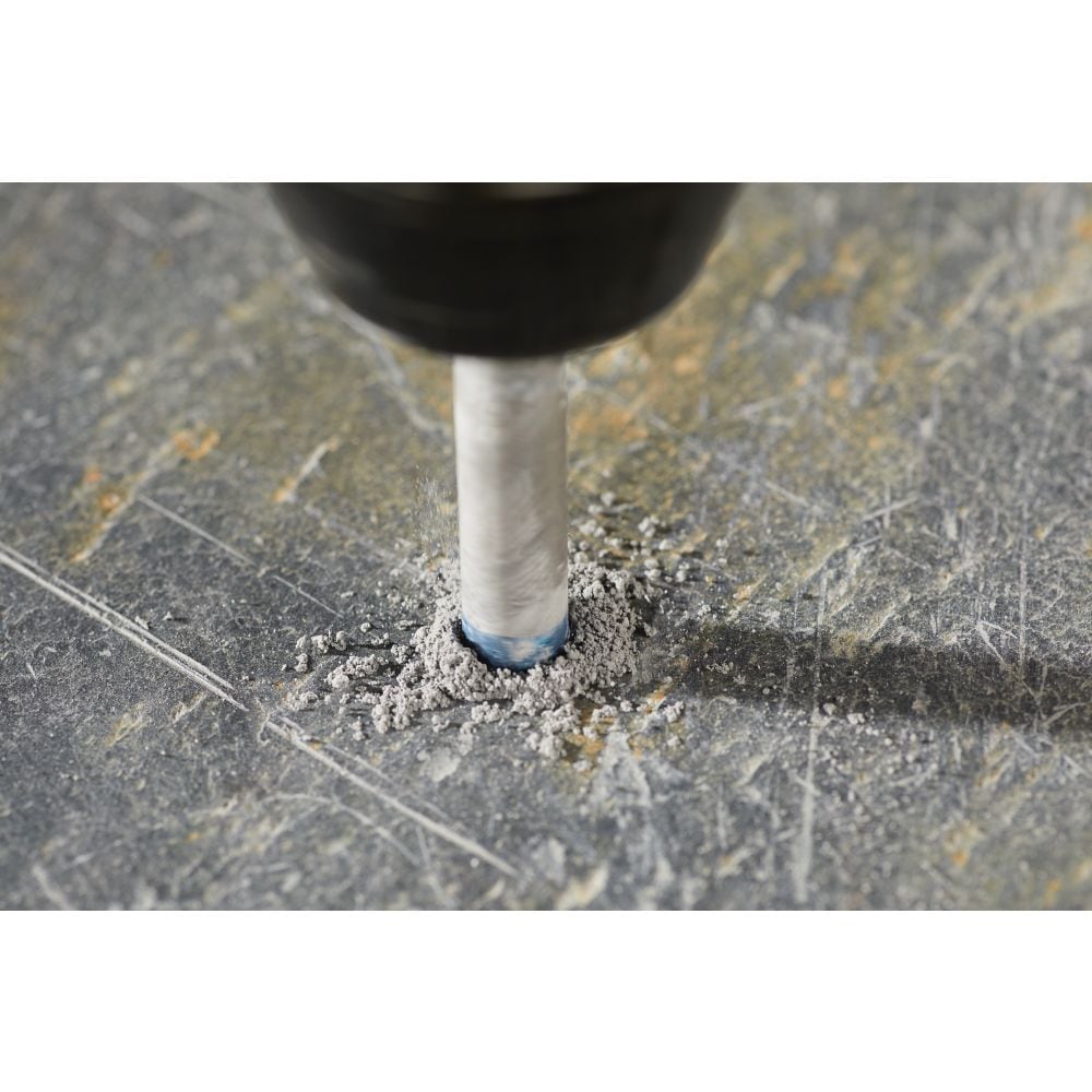 1/4-inch Carbide Tipped Natural Stone Tile Drill Bit for Granite, Slate, Ceramic and Glass Tiles