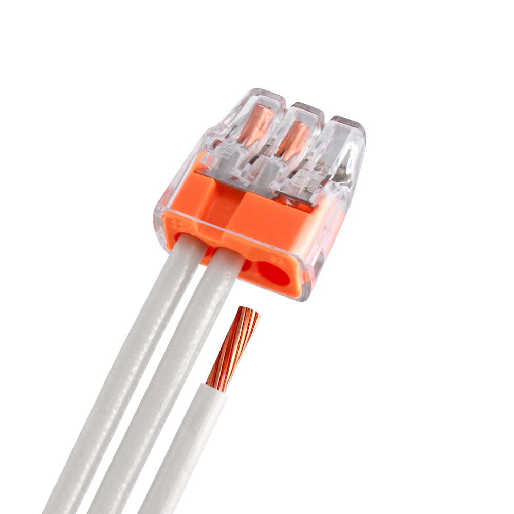 Connecteurs de fils enfichables In-Sure® à 3 ports (paquet de 10)