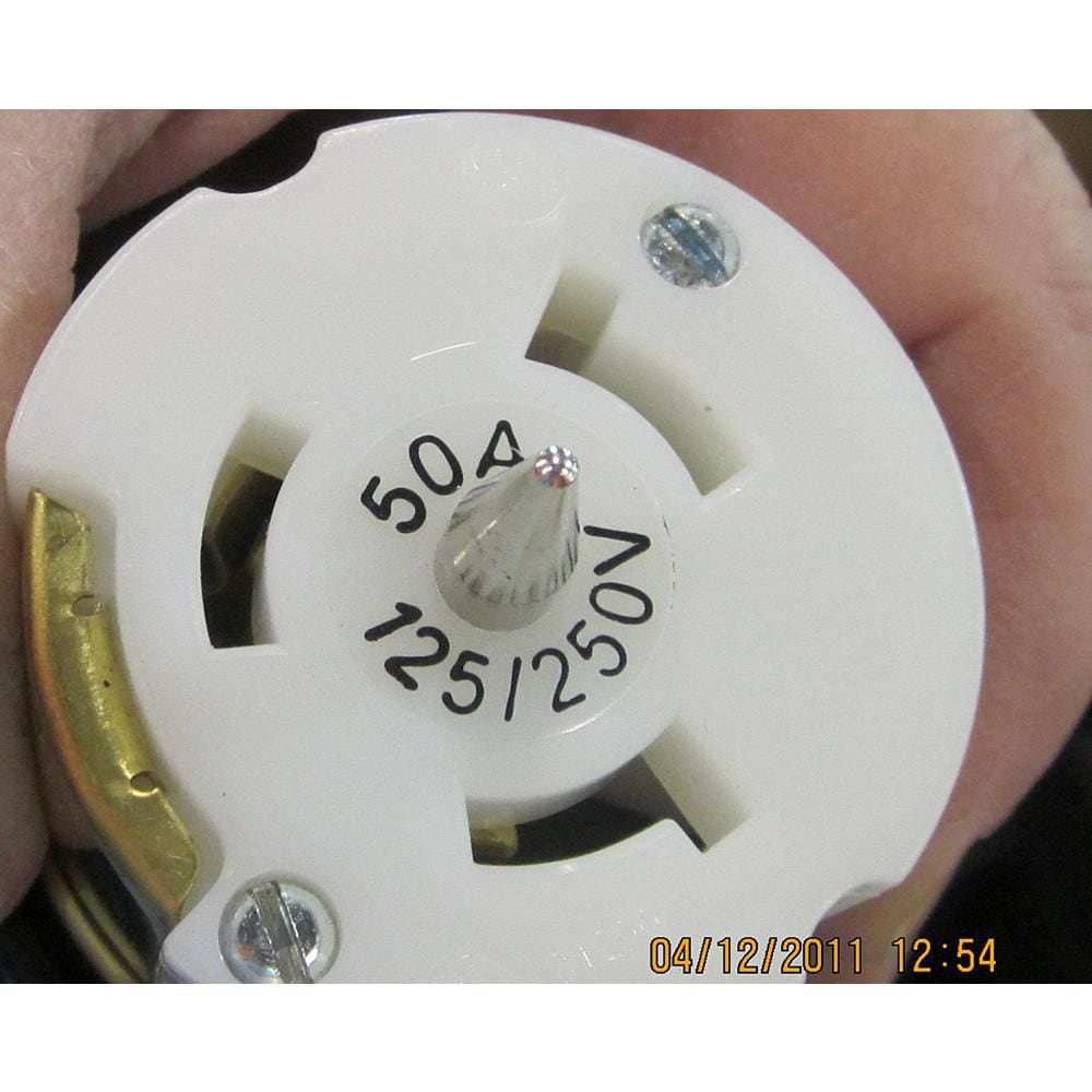 10 ft. 10/4 30A SEOOW Power Distribution/Generator Extension Cord