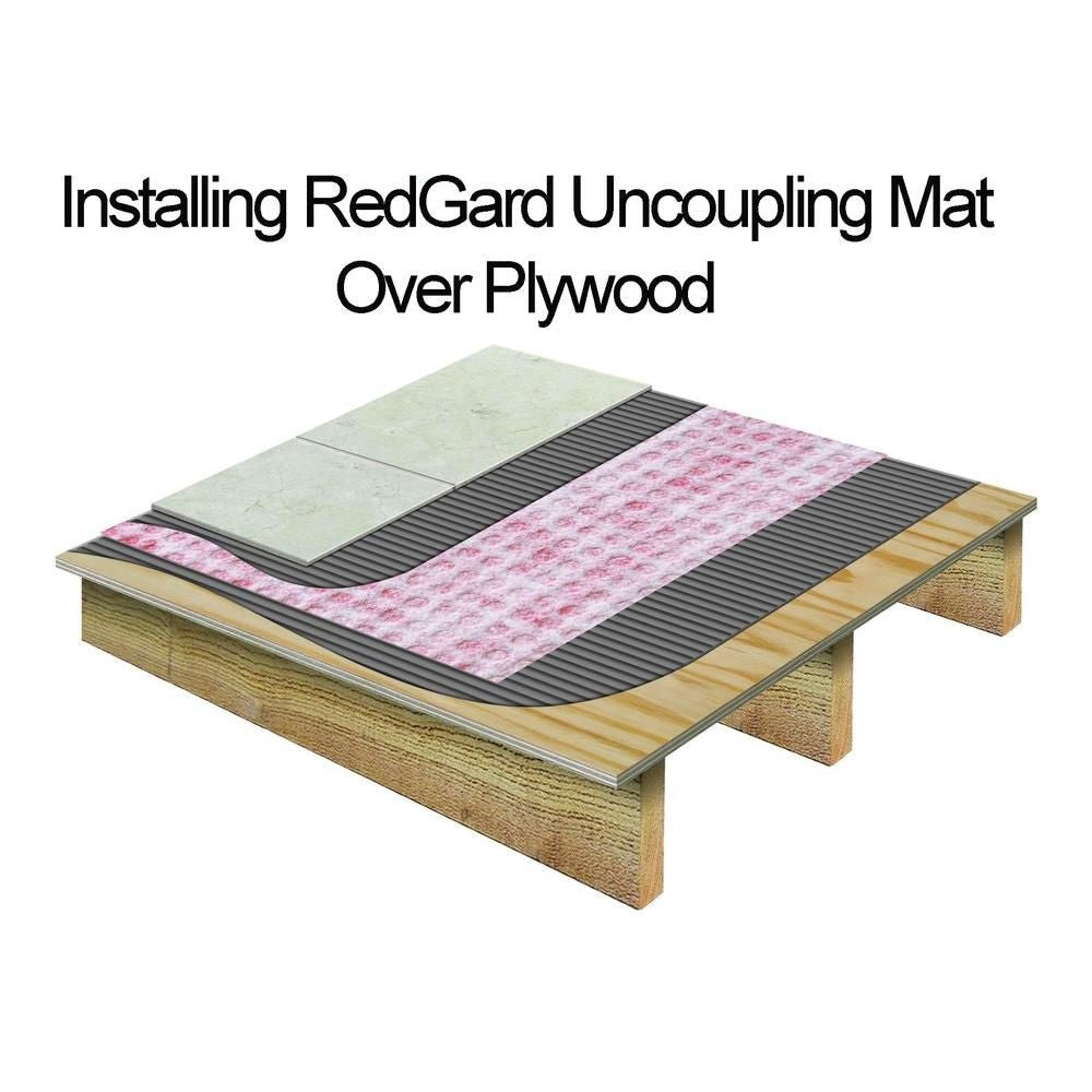 RedGard 54 sq. ft. 39.4 in. x 16.5 ft. Uncoupling Mat Membrane for Tile and Stone