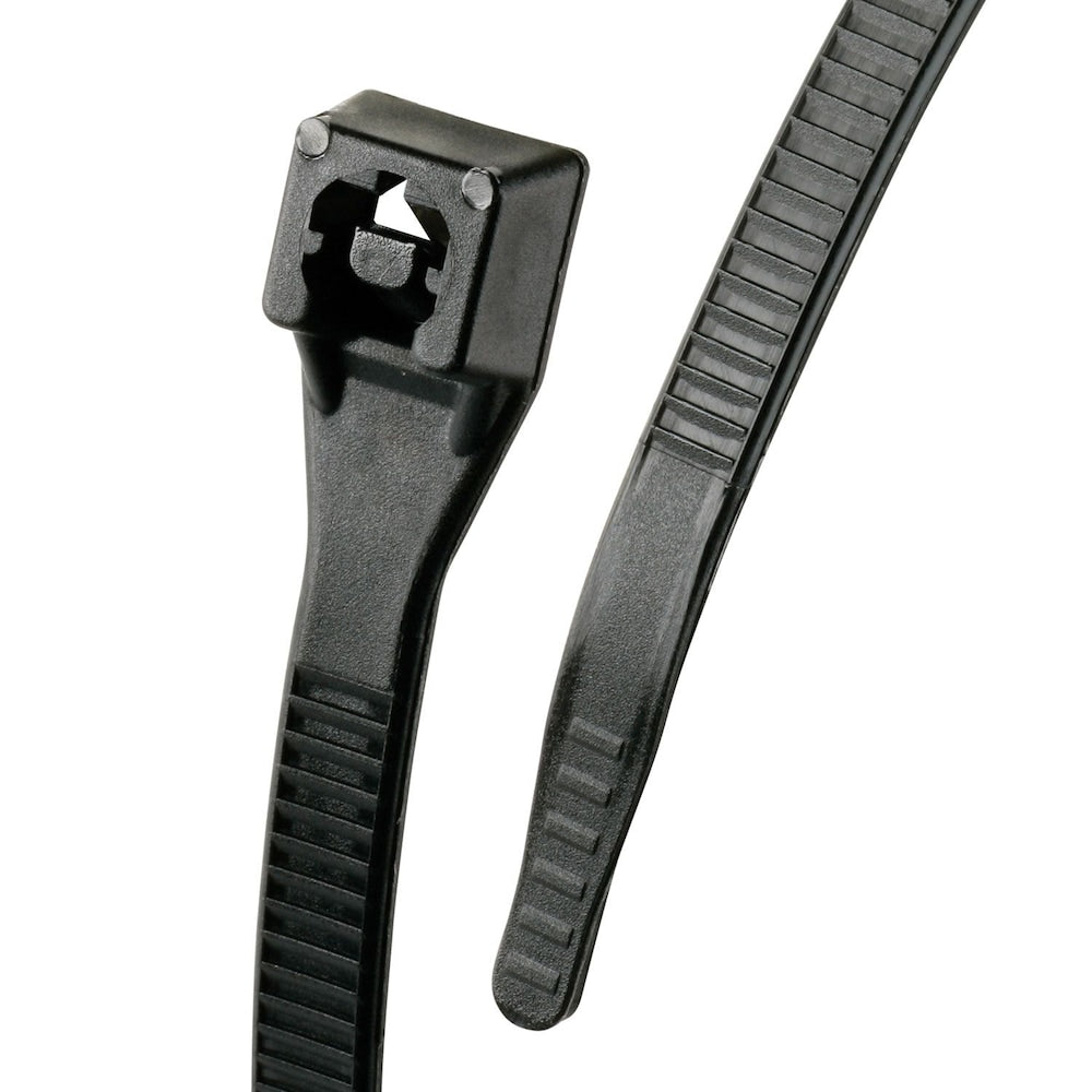 Collier de serrage Xtreme de 8 pouces noir, 20/sac