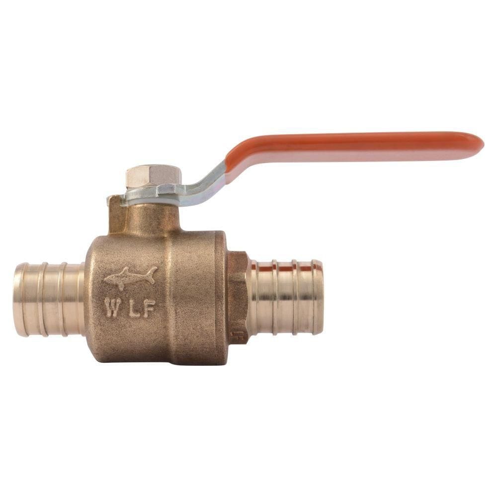 Robinet à tournant sphérique PEX en laiton de 3/4 po